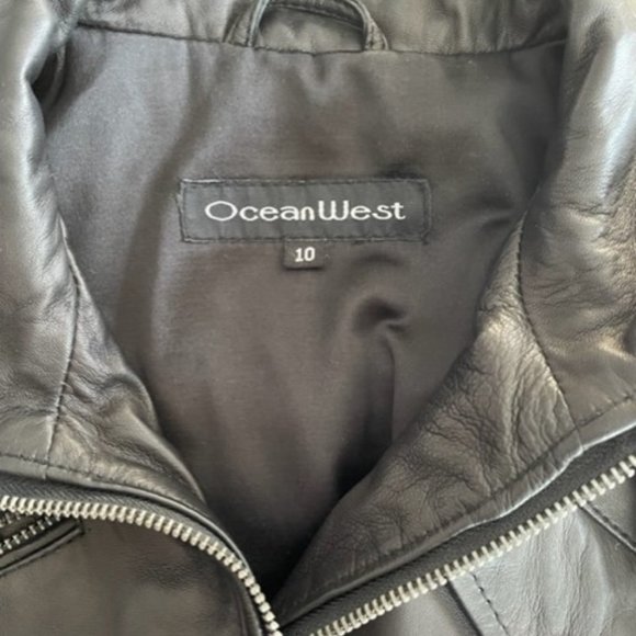 Ladies leather jacket Ocean West - Picture 3 of 3